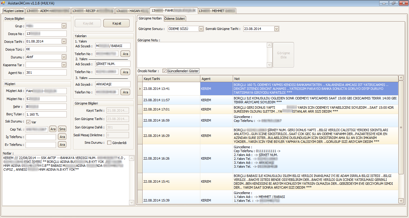 müşteri takip programı crm